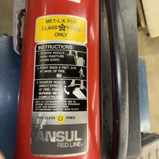 ANSUL MET-L-X Class D Flammable Metal/Magnesium Fire Extinguisher 30 lb.