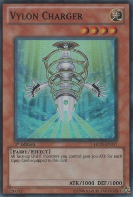 Vylon Charger - HA05-EN017 - Super Rare - 1st Edition - Moderately Played
