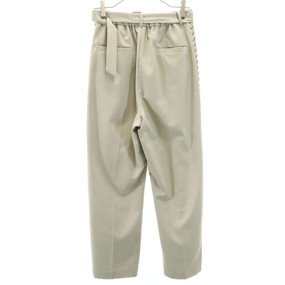 AMERI UNDRESSED Side stitch Slacks pants M Khaki … - image 2