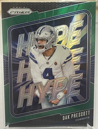 Dak Prescott [Green] #1 2024 Panini Prizm Hype card