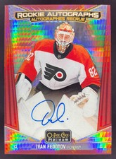 2024-25 O-Pee-Chee Platinum Rookie Auto Red #R-IF Ivan Fedotov RC /30