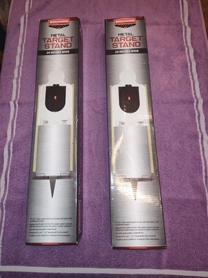 (2) Birchwood Metal Targets Stand With Spike Holds With 24'' Width - 2390MTS