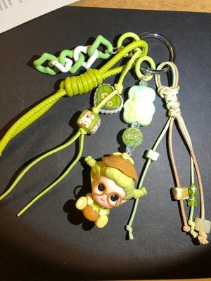 CUTE Miss JELLO Purse Charm Handmade Key chain for Her Holiday CHRISTMAS