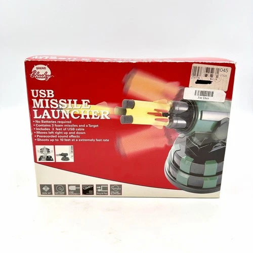  Dream Cheeky USB Missile Launcher Model #782 2006 Software USB 1.1 - RARE