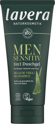 Lavera Men Sensitiv 3In1 Duschgel - Erfrischend & Belebend - Für Empfindliche Ha