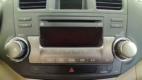 Audio Equipment Radio Display And Receiver VIN A Fits 11-13 HIGHLANDER 7149149