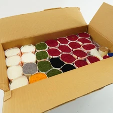 VINTAGE NEW OLD STOCK Shillcraft Christmas Tree Skirt Latch Hook Rug SANTA CLAUS