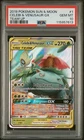 Celebi & Venusaur GX 1/181 2019 Pokémon Sun & Moon Team Up PSA 10