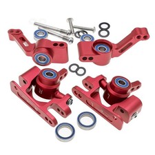 RC Alloy Caster Block Steering Blocks Rear Stub Axle Carriers for Traxxas 1/1...