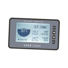500A Battery Monitor with Shunt, 3" Color Screen RV Monitor with Programmable 