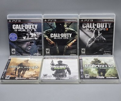 Call Of Duty Playstation 3 PS3 Lot Of 6 Black Ops Modern Warfare Ghosts Tested 