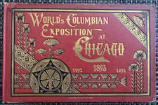 1893 Worlds Fair Exposition Chicago Fold Out Panorama Book