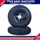 ✅2-Pack Trailer Tires Wheels 8" Rim 4.80-8 480-8 4.80x8 PCD 4 Lug on 4" 6PR