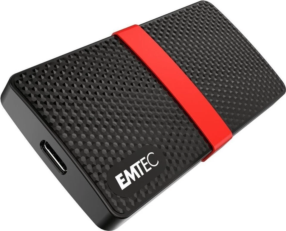 EMTEC X200 Portable SSD Power Plus 2 TB, Schwarz