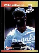 1989 Donruss Willie Wilson Kansas City Royals #120