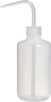 ACM Economy Wash Bottle, LDPE, Squeeze Bottle Medical Label 8.5 Ounces, White 