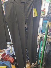 Gucci Uniform Black Wool Pants Size 56 NWT