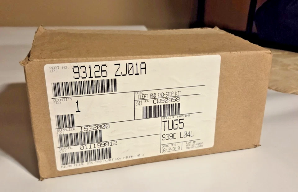 Kit de tacos y extremos de parada de riel de cama para camioneta Nissan Frontier/Titan 93126 ZJ01A fabricante de equipos originales Foto 2 de 3