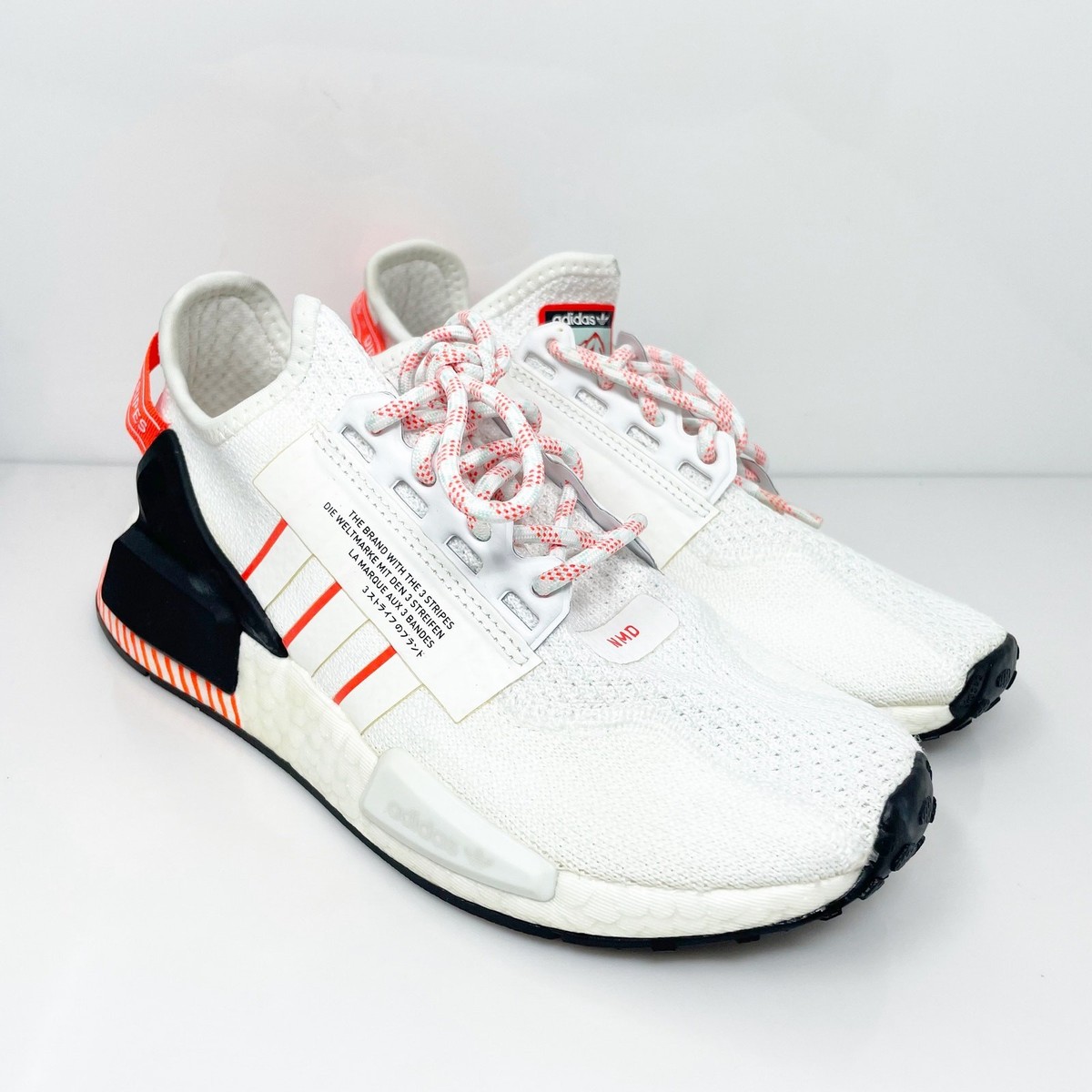 Size Adidas NMD_R1 V2 White Solar Red for sale online