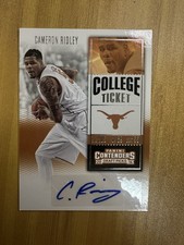 2016 Panini Contenders Draft Picks #183 Cameron Ridley College Ticket Auto