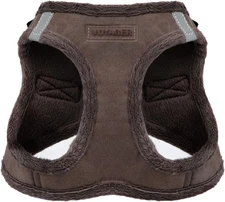 Voyager Step-In Plush Dog Harness – M (Chest: 16 - 18), (chocolate Suede)