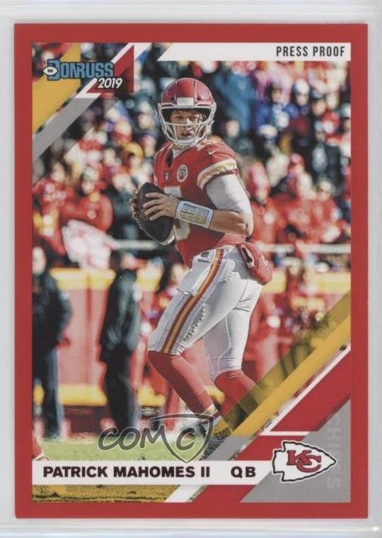2019 Panini Donruss Press Proof Red Patrick Mahomes II #1 uk2