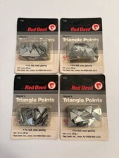 U.S.A. - (4 PKS) RED DEVIL #1722 TRIANGLE GLAZING POINTS - NEW - FREE SHIPPING
