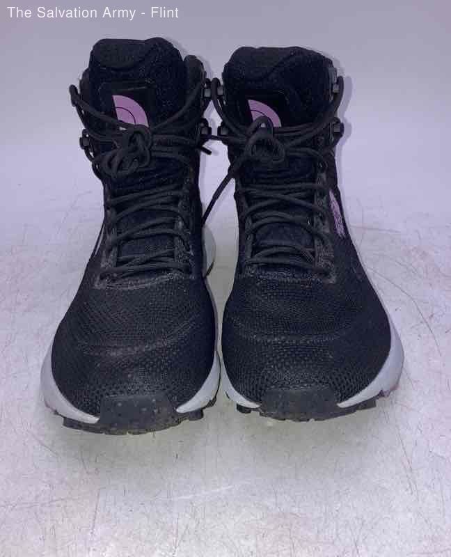 The North Face Womens Safien Black Purple Lace-Up Hiking Boots Size 9