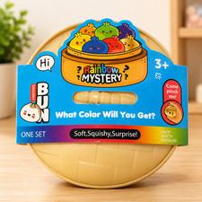 Crazy Fun Mystery Squishy Bun Mystery Dumpling GLITTER USA Blind Pack 1 Only NEW