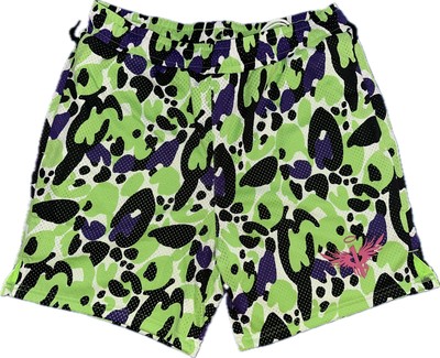 Puma Melo X Toxic AOP Green Shorts Mens Large New $70 MSRP LaMelo Ball