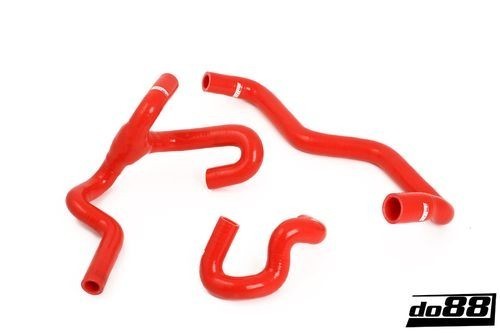 Kit durites de chauffage silicone rouge haute résistance thermique Saab 9-5