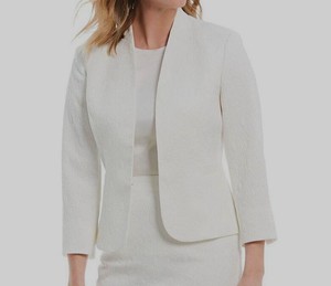kasper white dress and jacket
