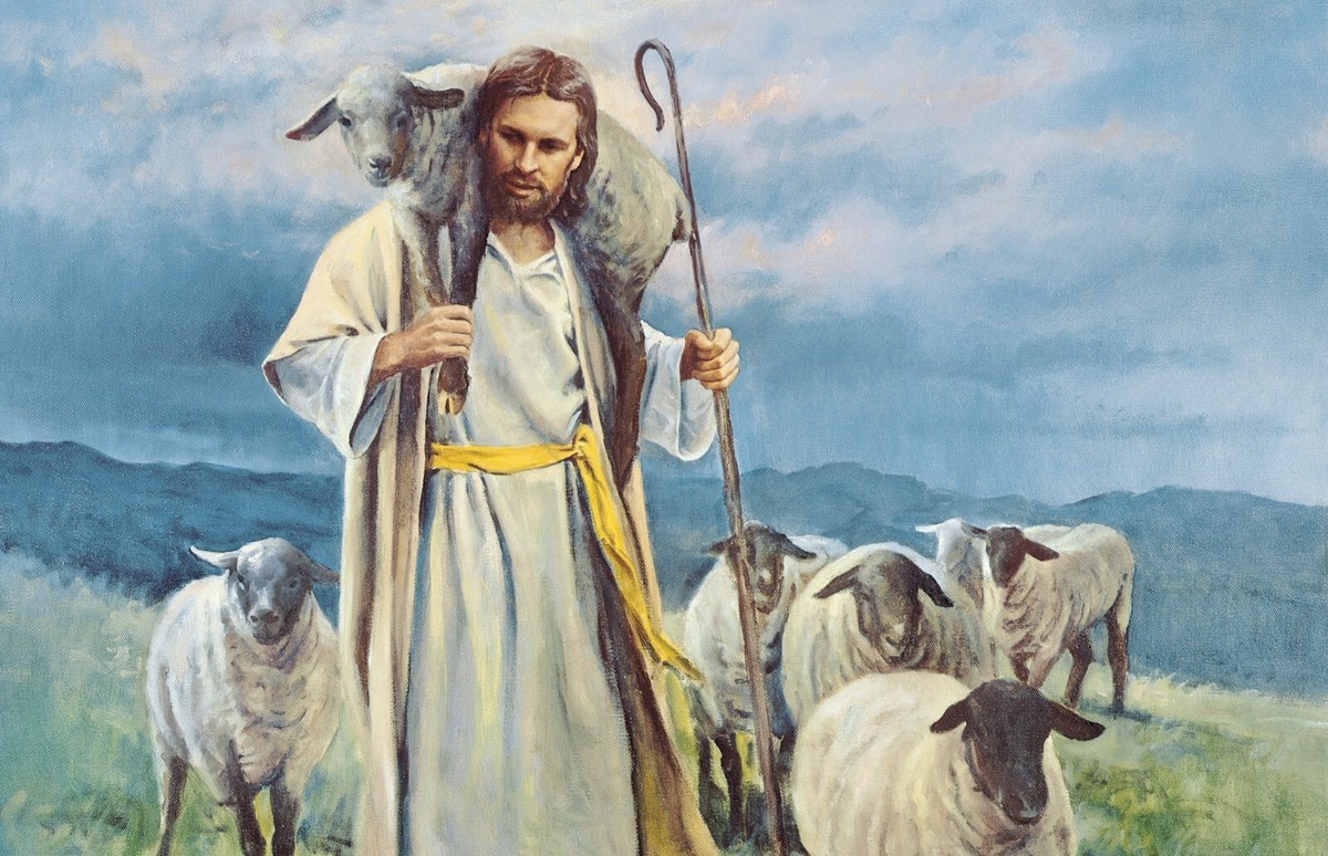 The Good Shepherd JESUS CHRIST WITH LOST SHEEP 8