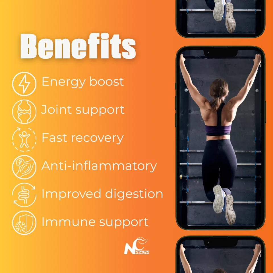 2X NUEVO 450g Potenciador Natural de Energía y Recuperación - Pre/Post Entrenamiento, Envío Gratis Foto 2 de 4