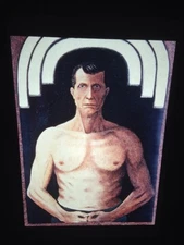 John Kane "Self Portrait" Naïve art 35mm Slide