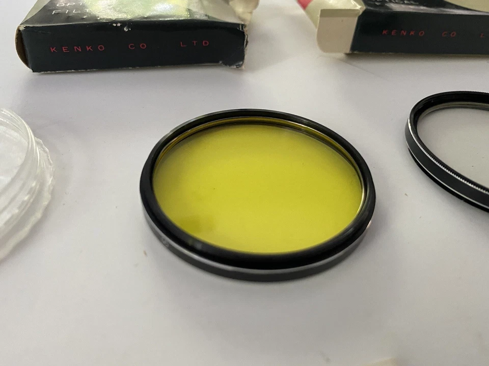 Kenko Black And White Optical Filters Clear And Yellow - Image 4 of 4
