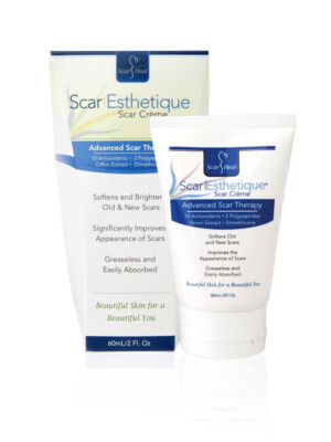 Genuine Scar Esthetique 60 ml scar cream therapy Soften Brighten skin Scars NEW