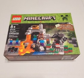 LEGO Minecraft: The Cave (21113) 99.9% Complete With Box