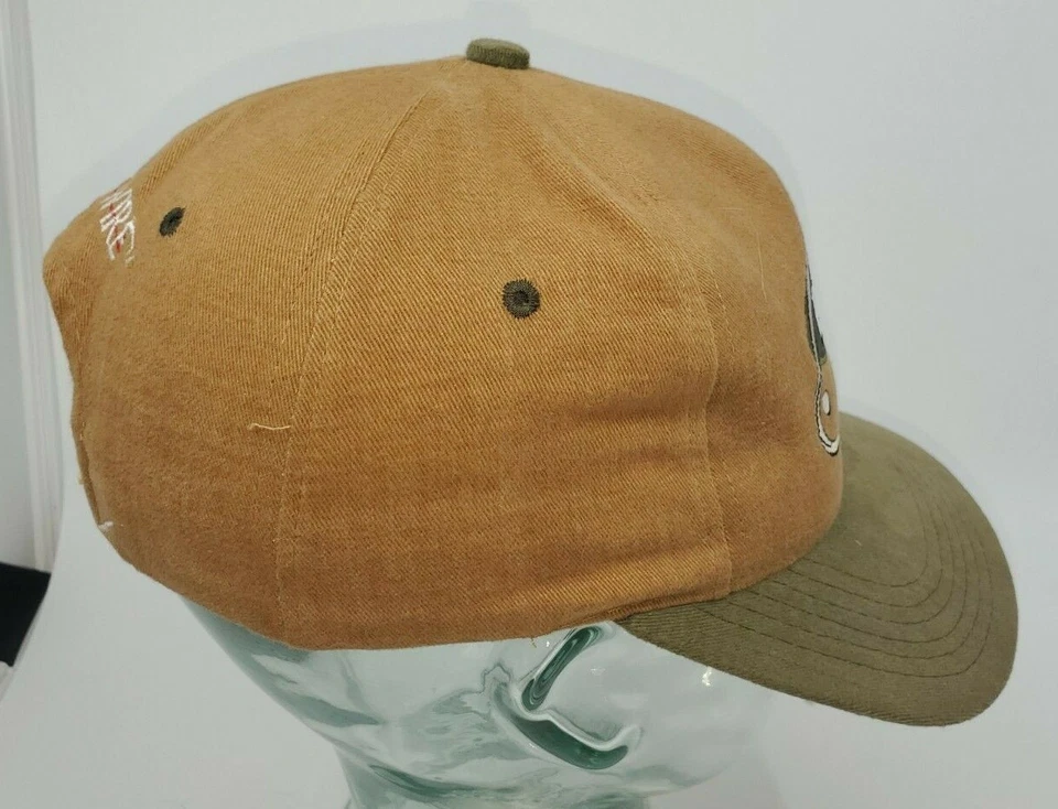 Sombrero bordado de colección Spider Wire Tour Wal-Mart - marrón/verde - hecho en EE. UU. Z1 Foto 2 de 4