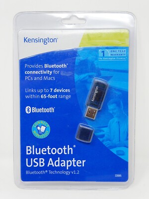Kensington Bluetooth USB Adapter 33085 Vintage Windows XP New Sealed