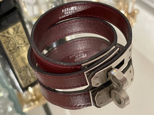 Bracelet Hermes Kelly rouge - Photo 1/14