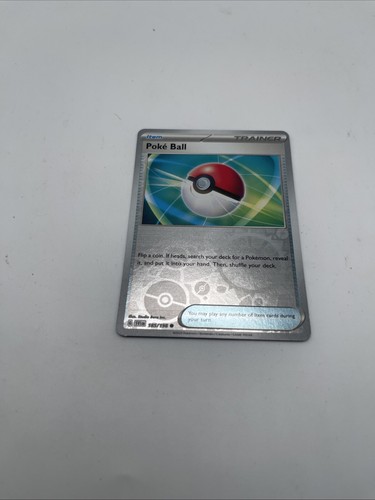 Carte Pokémon - Poké Ball Reverse - 185/198 - Écarlate et Violet - EV1