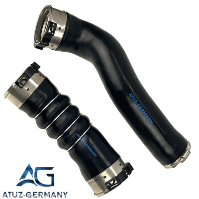 2x original AG intercharge air hose turbo hose for BMW 7 Series F01, F02, F03, F04