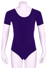 Mondor 496 Child's Toddler Extra Small 2-4 Violet Purple Short Sleeve Leotard