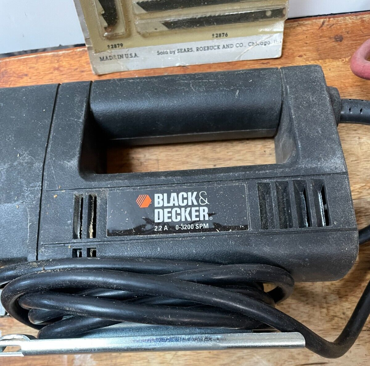 BLACK & DECKER #7548 SPM 0-3200 Jig Saw w/8 Saw Blades BLACK & DECKER #7548 SPM 0-3200 Jig Saw w/8 Saw Blades