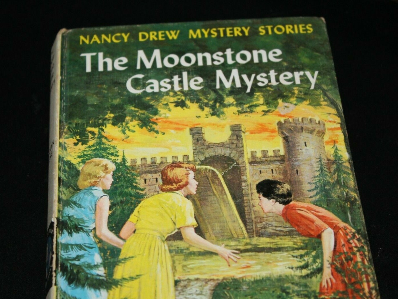 Vtg Nancy Drew Book Moonstone Castle Mystery 1963 Carolyn Keene PPX % | eBay