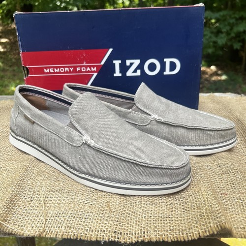 Canvas Slip-On Shoes Memory Foam Size 