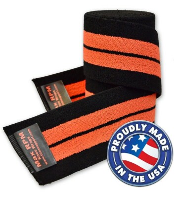 Titan Max RPM Powerlifting Knee Wraps - Pair - 2M, 2.5M and 3M USPA IPF