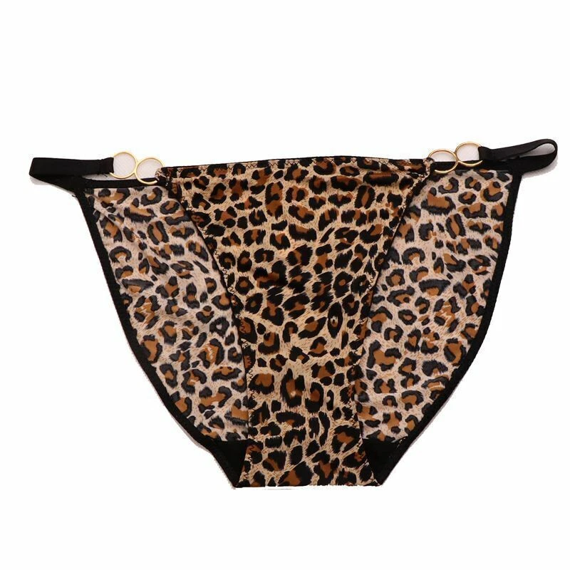 3er oder 5er Pack Set Sexy Damen Bikini Höschen Leopard String Voll Slips Dessous - Bild 2 von 4