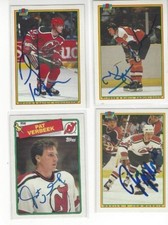 1990 Bowman #111 Kjell Samuelsson Philadelphia Flyers Autographed Hockey Card